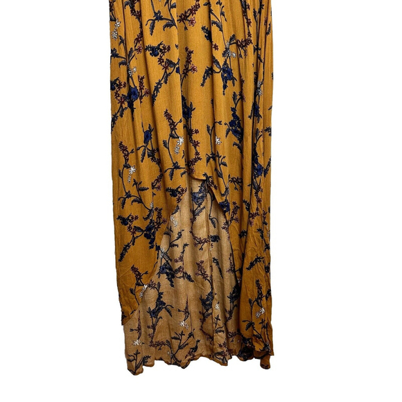 Maurices Sz.S High Low Slit Sleeve Ethereal Fairycore Feminine Boho Maxi Dress - Picture 5 of 10